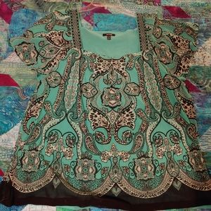 Sage green blouse